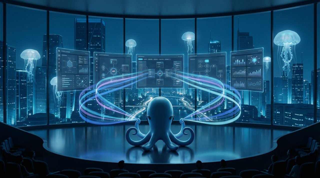 Vurbie octopus orchestra leader